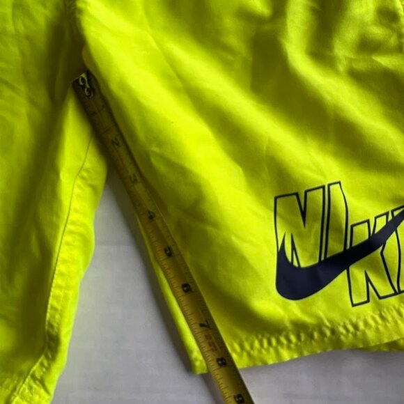 Nike Boys' Swim Shorts / Trunks - Neon Yellow - Size Large - Picture 4 of 4